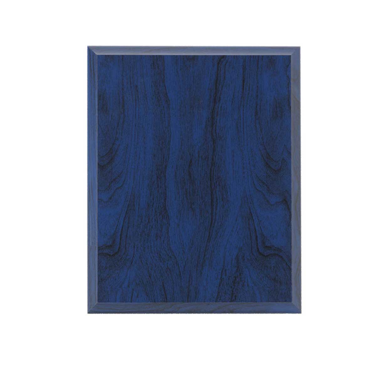 blue wood plaque