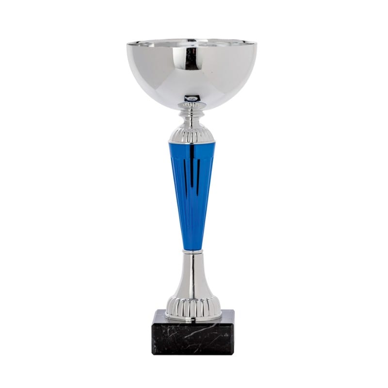 blue silver economy cup