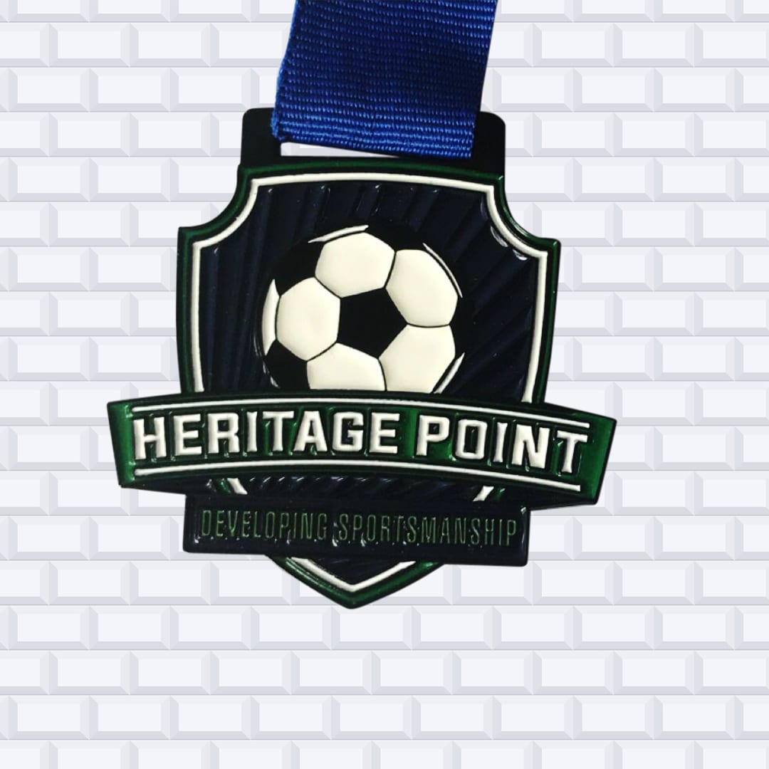 custom soccer medals