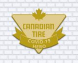 Canadian Tire Covid19 Hero Pins